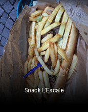 Snack L'Escale réservation de table