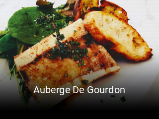 Auberge De Gourdon réservation