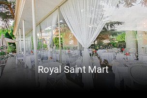 Royal Saint Mart réservation de table
