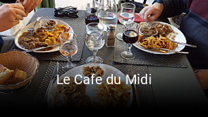 Le Cafe du Midi réservation de table
