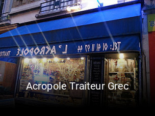 Réserver une table chez Acropole Traiteur Grec maintenant