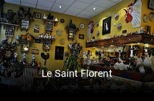Le Saint Florent réservation de table