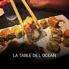 LA TABLE DE L OCEAN réservation de table