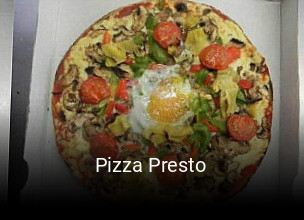 Pizza Presto réservation en ligne