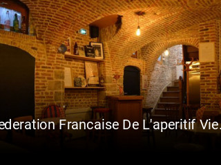 Réserver une table chez Federation Francaise De L'aperitif Vieux-lille maintenant