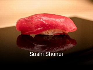 Sushi Shunei réservation en ligne