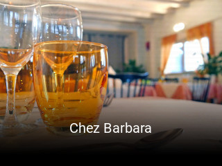 Chez Barbara réservation de table