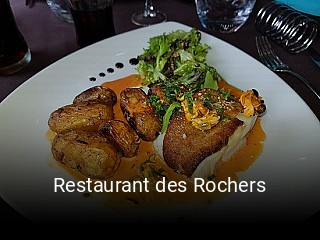 Restaurant des Rochers réservation en ligne