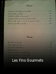Les Fins Gourmets réservation de table