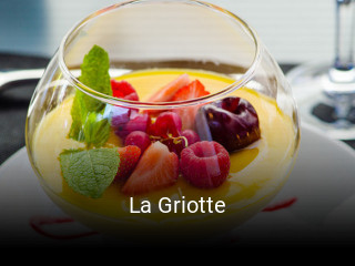 La Griotte réservation