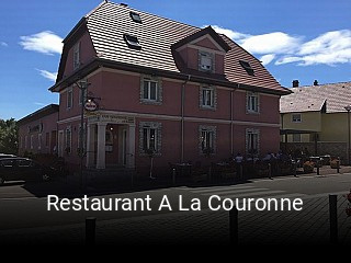Réserver une table chez Restaurant A La Couronne maintenant
