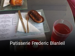 Patisserie Frederic Blanleil réservation en ligne