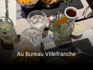 Au Bureau Villefranche réservation de table