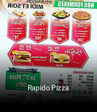 Rapido Pizza réservation