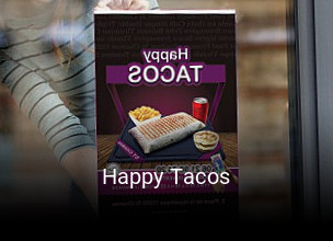 Happy Tacos réservation de table