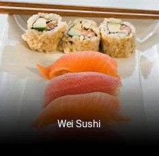 Wei Sushi réservation en ligne