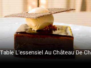 La Table L'essensiel Au Château De Champlong 4 réservation