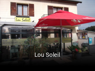 Lou Soleil réservation de table