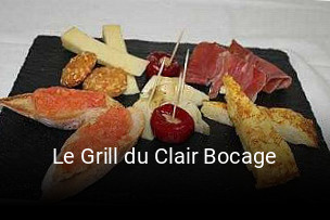 Le Grill du Clair Bocage réservation