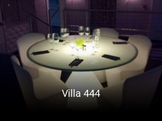 Villa 444 réservation