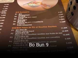 Bo Bun 9 réservation
