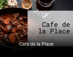 Cafe de la Place réservation de table