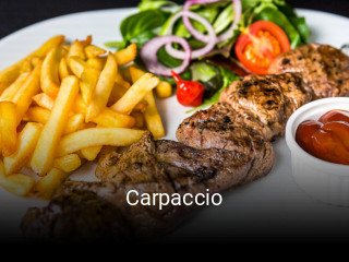 Carpaccio réservation de table