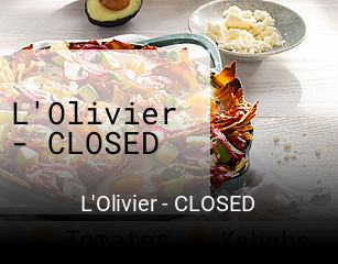 L'Olivier - CLOSED réservation en ligne