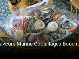 Saveurs Marine Coquillages Bouchet réservation de table