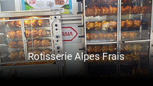 Rotisserie Alpes Frais réservation de table
