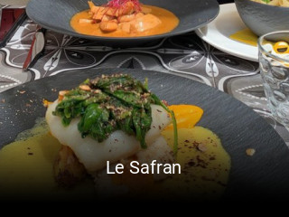 Le Safran réservation de table