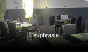 L'euphrasie réservation de table