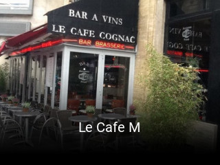 Le Cafe M réservation