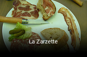La Zarzette réservation de table