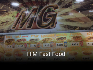 Réserver une table chez H M Fast Food maintenant
