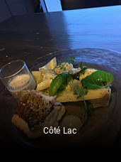 Côté Lac réservation de table