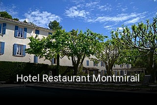 Hotel Restaurant Montmirail réservation en ligne
