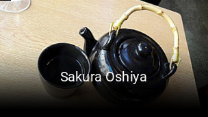 Sakura Oshiya réservation de table