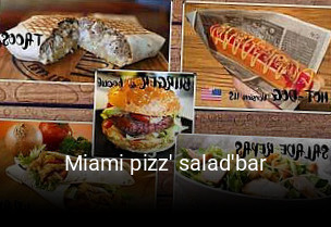 Miami pizz' salad'bar réservation