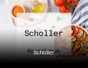 Scholler réservation en ligne
