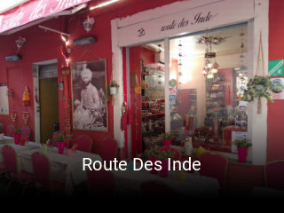 Route Des Inde réservation