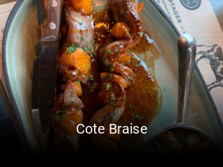 Cote Braise réservation