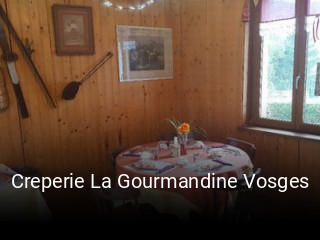 Creperie La Gourmandine Vosges réservation de table