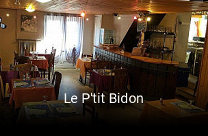 Le P'tit Bidon réservation
