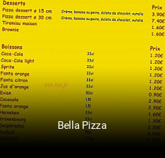 Bella Pizza réservation en ligne