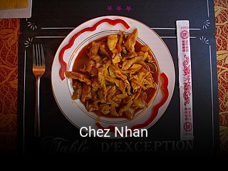 Chez Nhan réservation de table