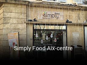 Simply Food Aix-centre réservation de table