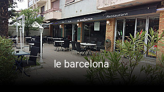 le barcelona réservation de table