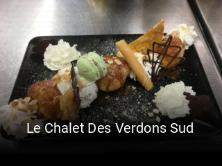 Le Chalet Des Verdons Sud réservation de table