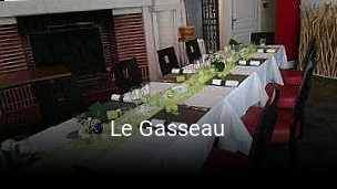 Le Gasseau réservation de table